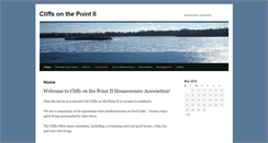 Desktop Screenshot of cliffsonthepoint2.com